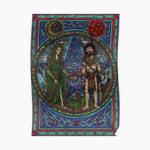 Beltane (the Goddess and the God) Poster