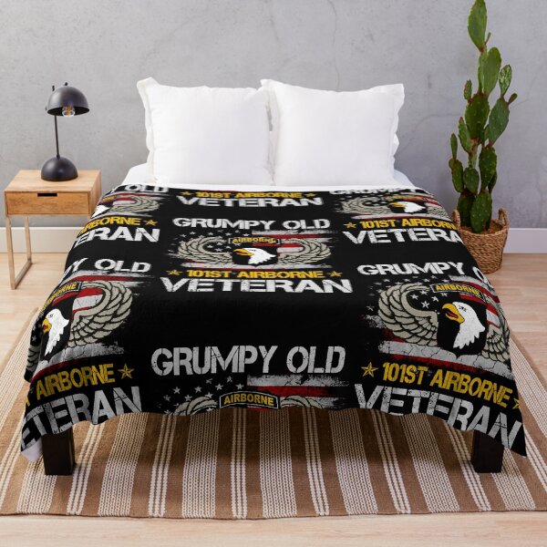 Item preview, Grumpy Old 101st Airborne Division Veteran T Shirt Mens designed and sold by MariaSkin27632.