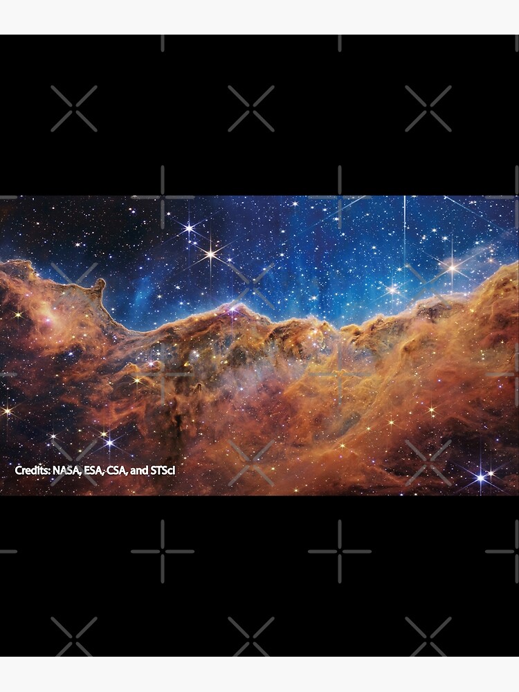 Disover The First Image From The James Webb Space Telescope 2022, Carina Nebula, james Webb Space Telescope Image Premium Matte Vertical Poster