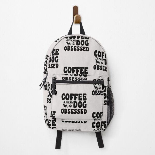 Item preview, coffee and dog obssesed positive quotes for dog owner designed and sold by randomdogshirt.