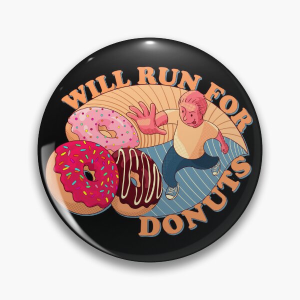 Item preview, Will Run for Donuts designed and sold by Ztudio.