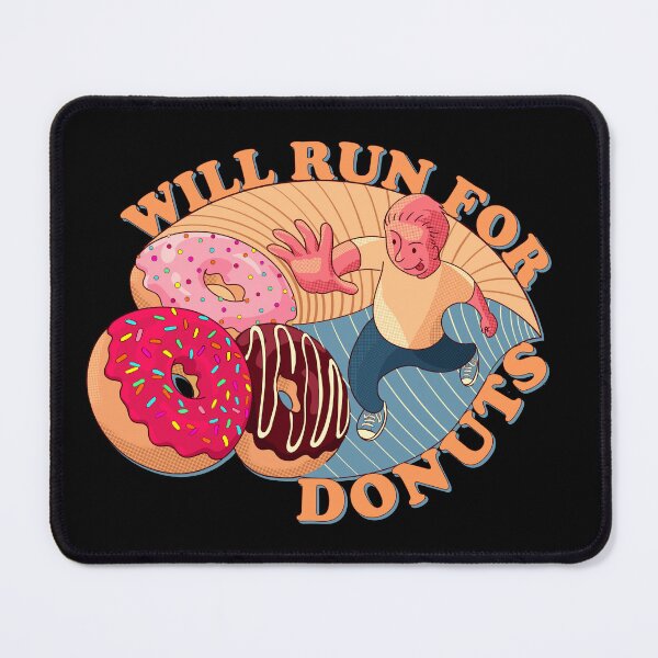 Item preview, Will Run for Donuts designed and sold by Ztudio.
