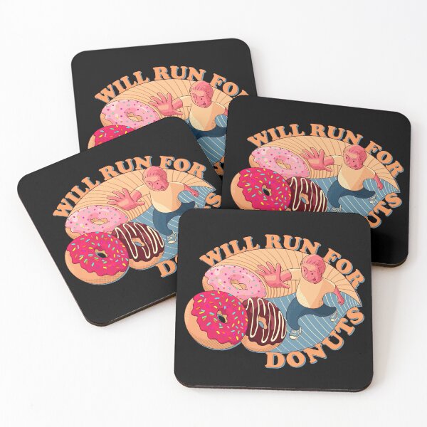 Item preview, Will Run for Donuts designed and sold by Ztudio.