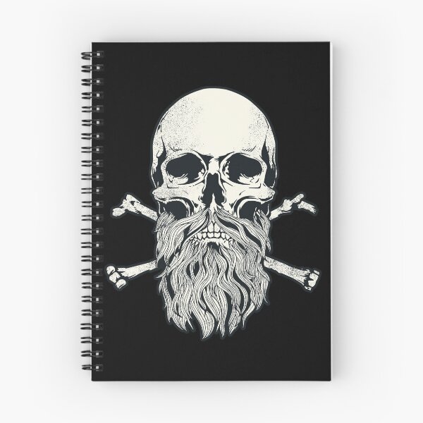 Item preview, Bearded Skull and Crossbones designed and sold by monokromatik.