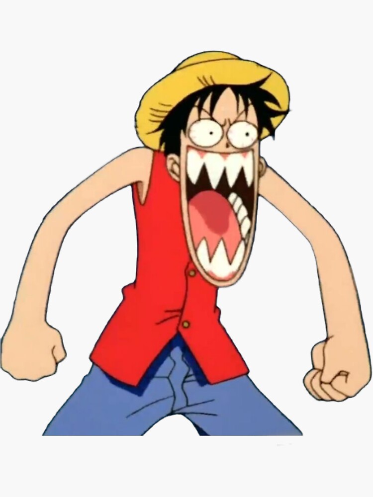 Shocked Monkey D. Luffy from One Piece 😲🐒