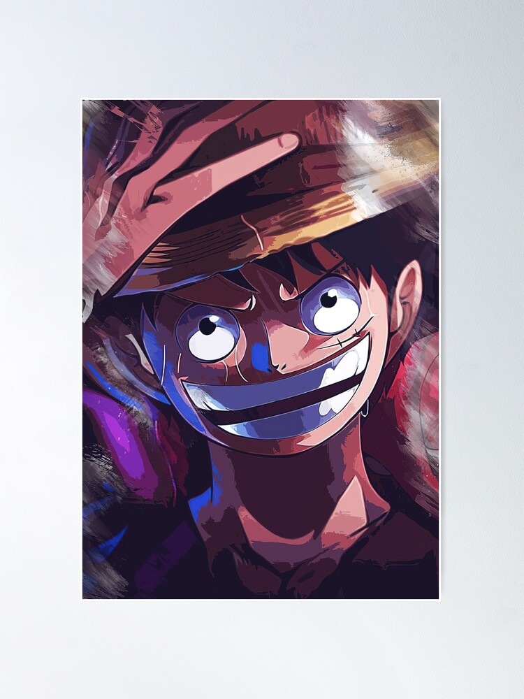 One Piece - Luffy in Wano Artwork Poster Emoldurado, Quadro em