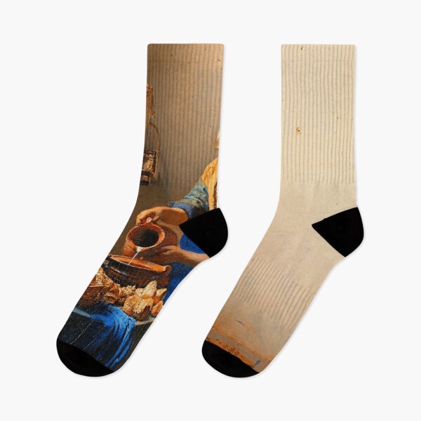 Item preview, The Milkmaid by Johannes Vermeer - digital enhancement designed and sold by NickoPrints.