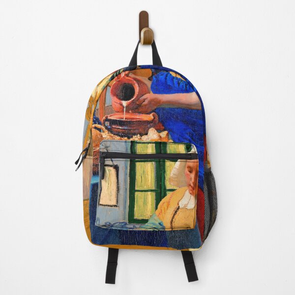 Item preview, The Milkmaid by Johannes Vermeer inside Van Gogh's Bedroom in Arles designed and sold by NickoPrints.