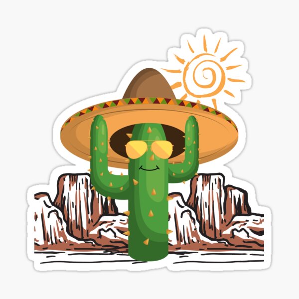 Item preview, A happy cactus in the desert designed and sold by Rubi16.