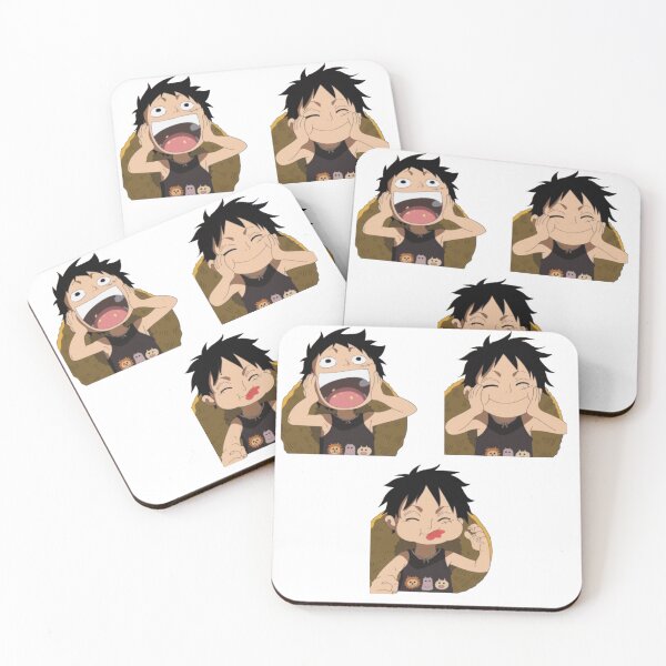 Item preview, Luffy One Piece kid eating  designed and sold by cyralavy.