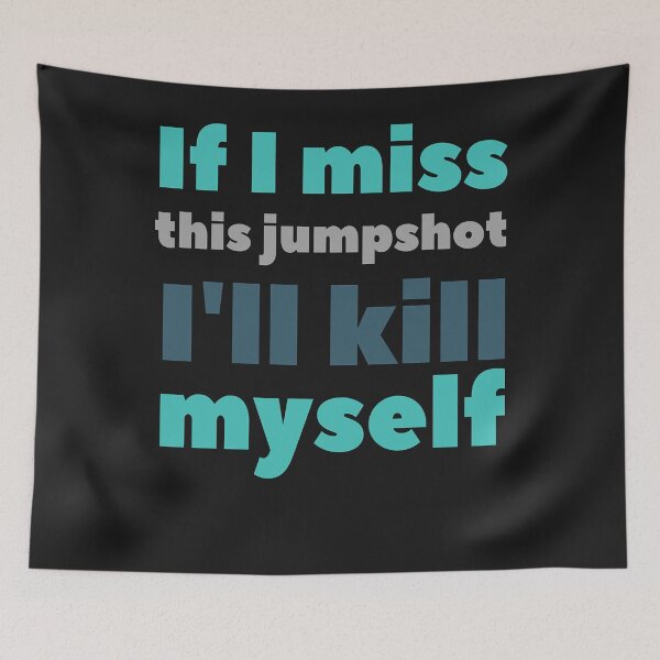 Item preview, If i miss this jumpshot designed and sold by Scarlettreid.