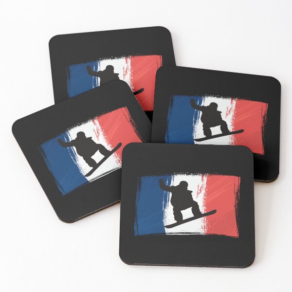 Item preview, France Mountain Sports Sports Snowboarding Powder Rider Snowboard Lover Flag Na designed and sold by idaerindiph.