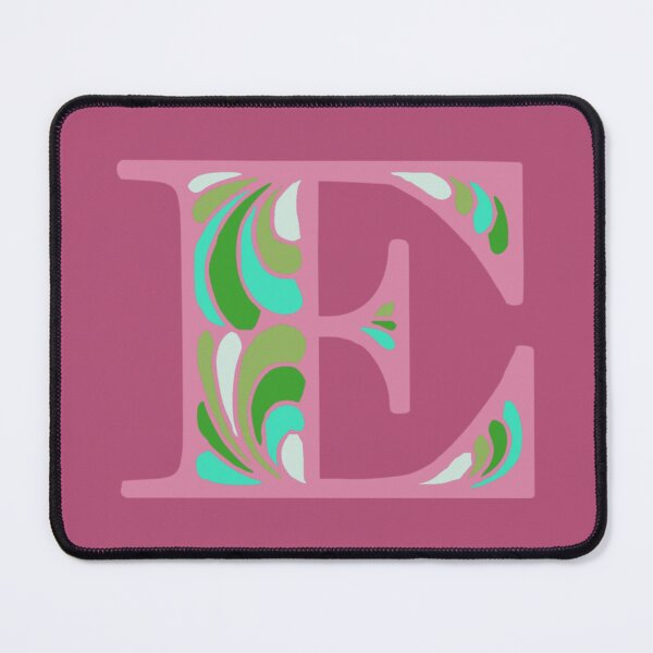Item preview, Letter E Fancy Monogram Hippie Initial Pink designed and sold by everything4eva.