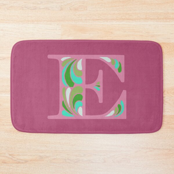 Item preview, Letter E Fancy Monogram Hippie Initial Pink designed and sold by everything4eva.