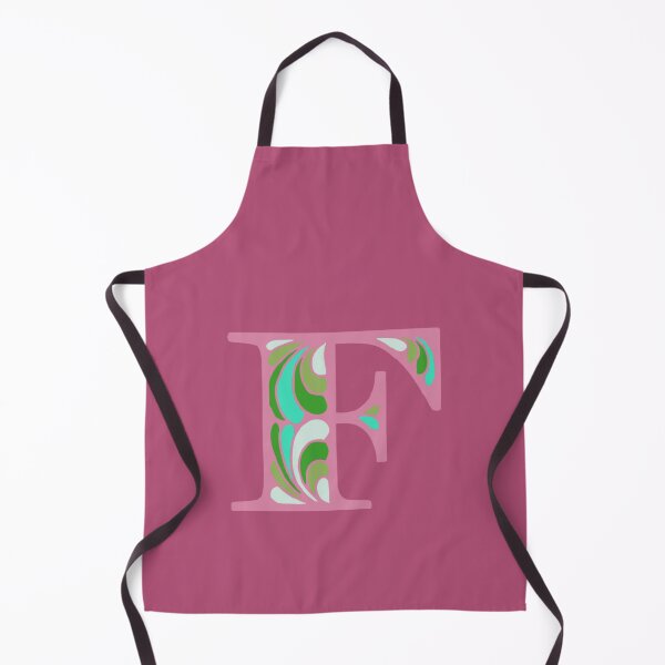 Item preview, Letter F Fancy Monogram Hippie Initial Pink designed and sold by everything4eva.