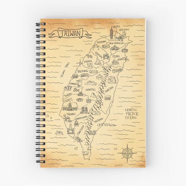 Item preview, Vintage Map of Taiwan designed and sold by Sheridan T.