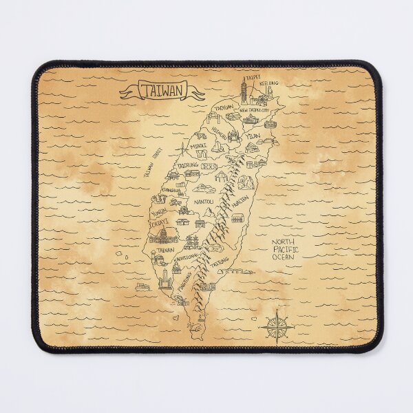 Item preview, Vintage Map of Taiwan designed and sold by Sheridan T.