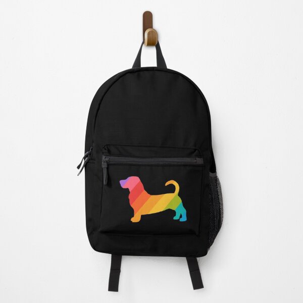 Item preview, Gay LGBT rainbow Basset Hound designed and sold by ODINDISA.