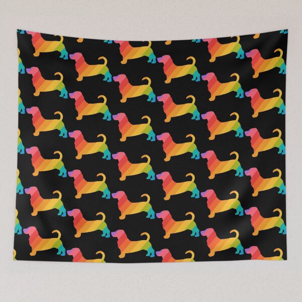 Item preview, Gay LGBT rainbow Basset Hound designed and sold by ODINDISA.