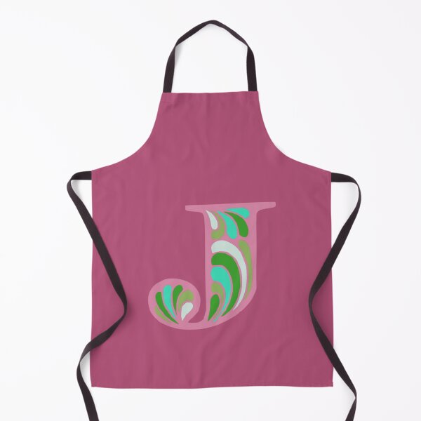 Item preview, Letter J Fancy Monogram Hippie Initial Pink designed and sold by everything4eva.