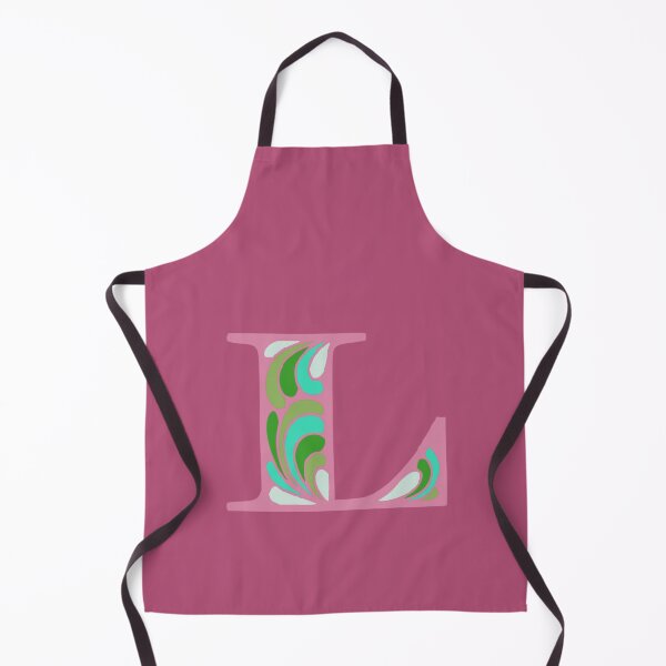 Item preview, Letter L Fancy Monogram Hippie Initial Pink designed and sold by everything4eva.