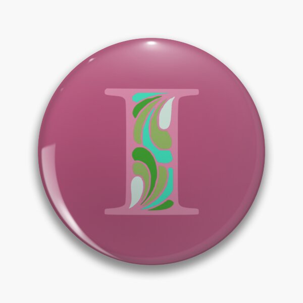 Item preview, Letter I Fancy Monogram Hippie Initial Pink designed and sold by everything4eva.