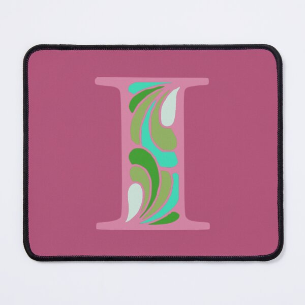 Item preview, Letter I Fancy Monogram Hippie Initial Pink designed and sold by everything4eva.