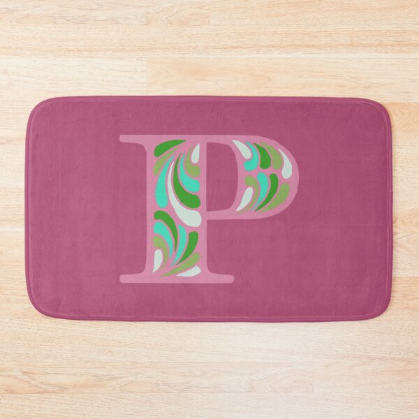 Item preview, Letter P Fancy Monogram Hippie Initial Pink designed and sold by everything4eva.