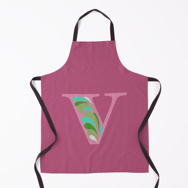 Item preview, Letter V Fancy Monogram Hippie Initial Pink designed and sold by everything4eva.