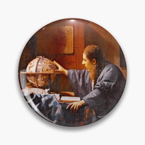 Artikelvorschau, The Astronomer by Johannes Vermeer - digital enhancement entworfen und verkauft von NickoPrints.