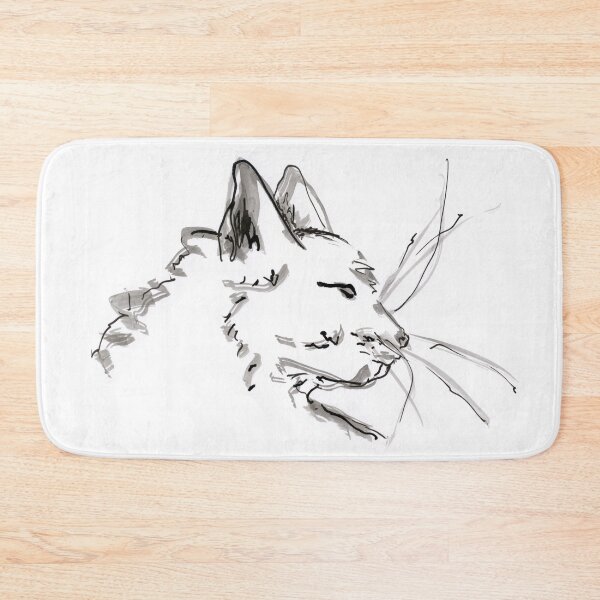 Item preview, Cat's Head "Cat's Drawings" designed and sold by Istvan Ocztos.