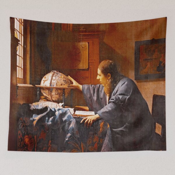 Item preview, The Astronomer by Johannes Vermeer - digital enhancement designed and sold by NickoPrints.