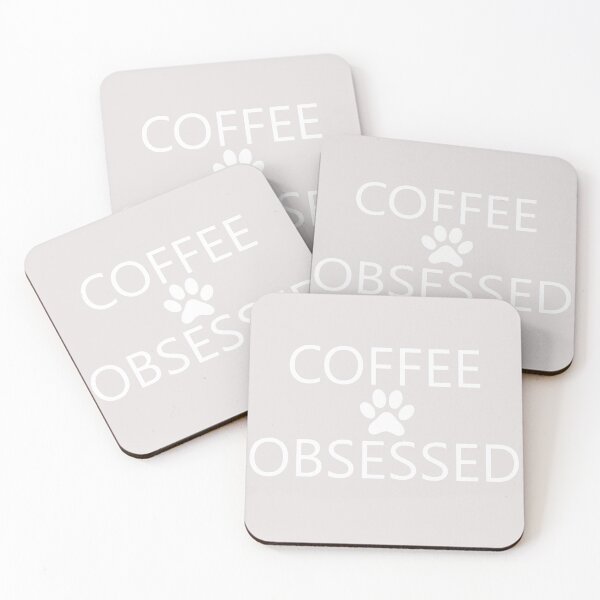 Item preview, coffee and dog obssesed positive quotes for dogowner designed and sold by randomdogshirt.