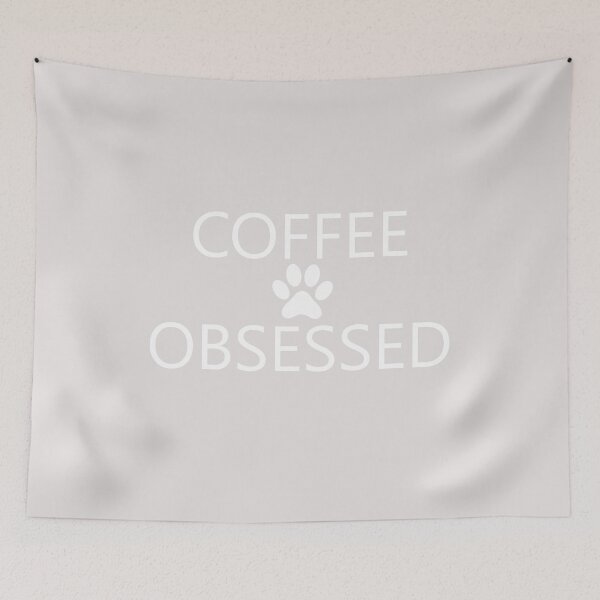 Item preview, coffee and dog obssesed positive quotes for dogowner designed and sold by randomdogshirt.