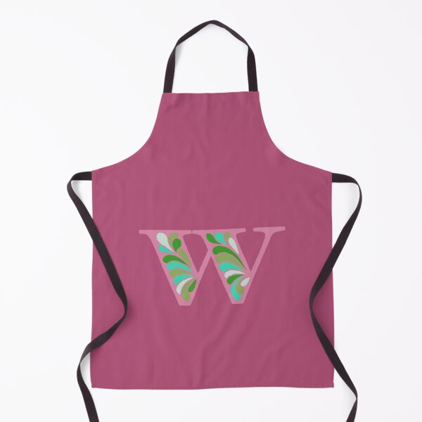 Item preview, Letter W Fancy Monogram Hippie Initial Pink designed and sold by everything4eva.