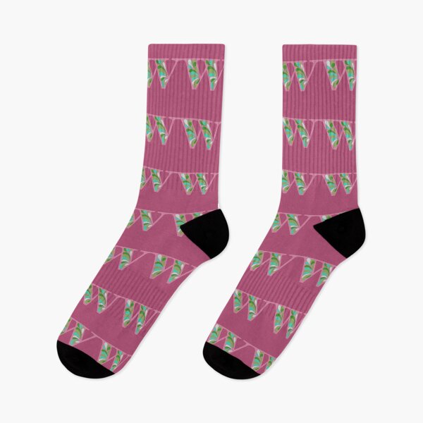 Item preview, Letter W Fancy Monogram Hippie Initial Pink designed and sold by everything4eva.