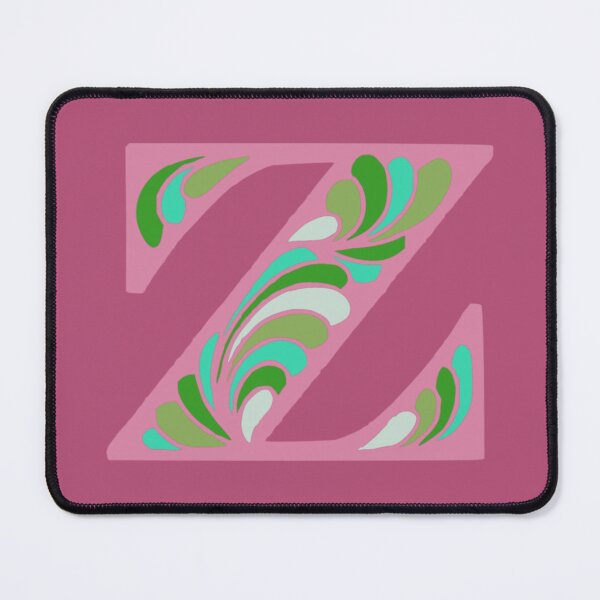 Item preview, Letter Z Fancy Monogram Hippie Initial Pink designed and sold by everything4eva.