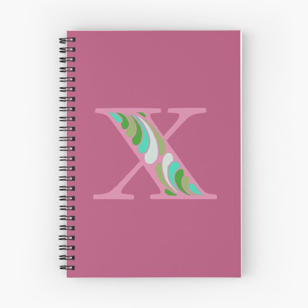 Item preview, Letter X Fancy Monogram Hippie Initial Pink designed and sold by everything4eva.