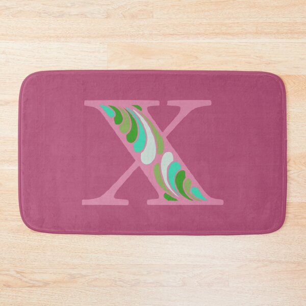 Item preview, Letter X Fancy Monogram Hippie Initial Pink designed and sold by everything4eva.