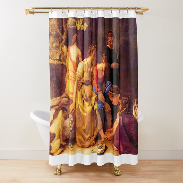 Artikelvorschau, Diana and Her Companions by Johannes Vermeer - digital enhancement entworfen und verkauft von NickoPrints.