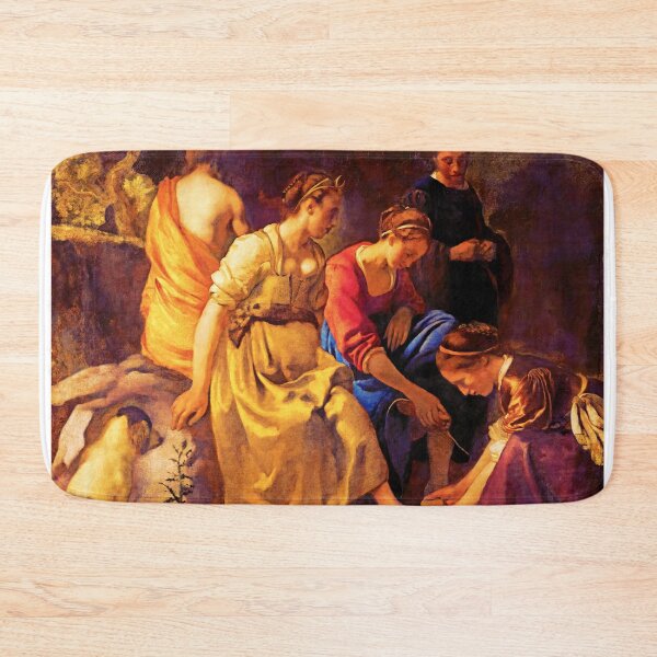 Artikelvorschau, Diana and Her Companions by Johannes Vermeer - digital enhancement entworfen und verkauft von NickoPrints.