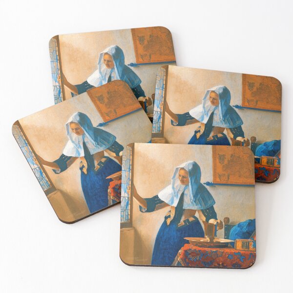 Item preview, Woman with a Water Jug by Johannes Vermeer - digital enhancement designed and sold by NickoPrints.