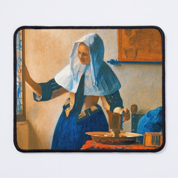 Item preview, Woman with a Water Jug by Johannes Vermeer - digital enhancement designed and sold by NickoPrints.