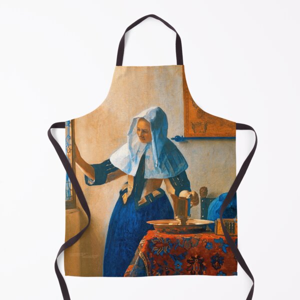 Item preview, Woman with a Water Jug by Johannes Vermeer - digital enhancement designed and sold by NickoPrints.