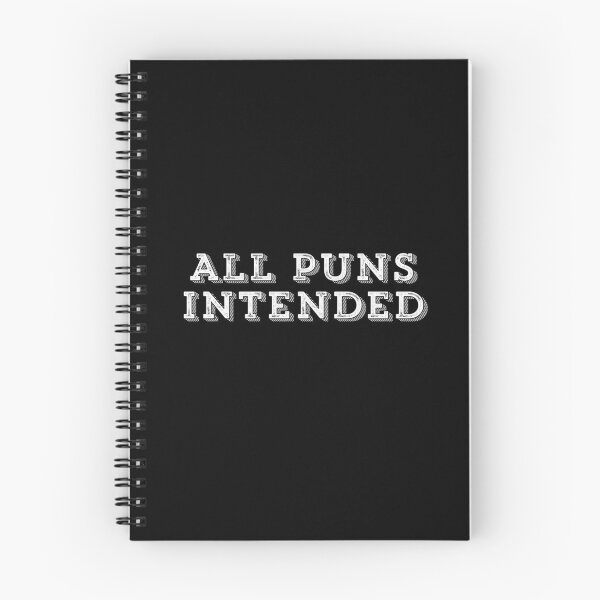 Item preview, All Puns Intended Dad Joke -white text designed and sold by gobbieshoppe.