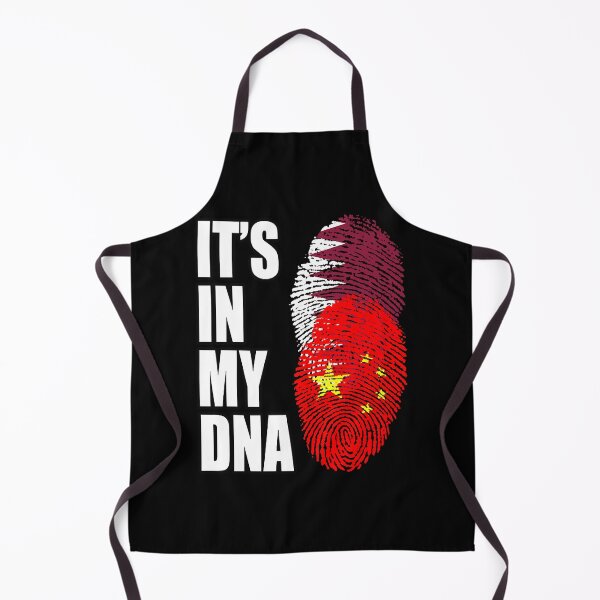 Item preview, Qatari And Chinese Vintage Heritage DNA Flag designed and sold by MaryGolde33590.