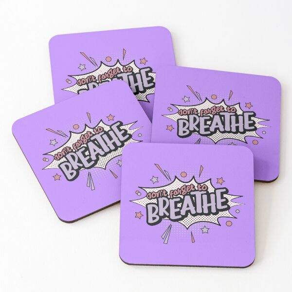 Item preview, Dont Forget To Breathe | Comic Style Bubble | Positive Affitmations designed and sold by DrawingBoard.