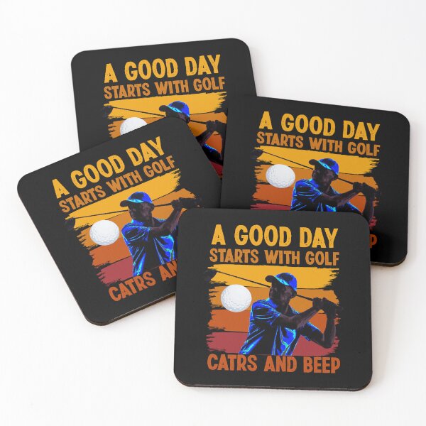 Item preview, A Good Day Starts With Golf Carts And Beep designed and sold by Shuvra Gain.
