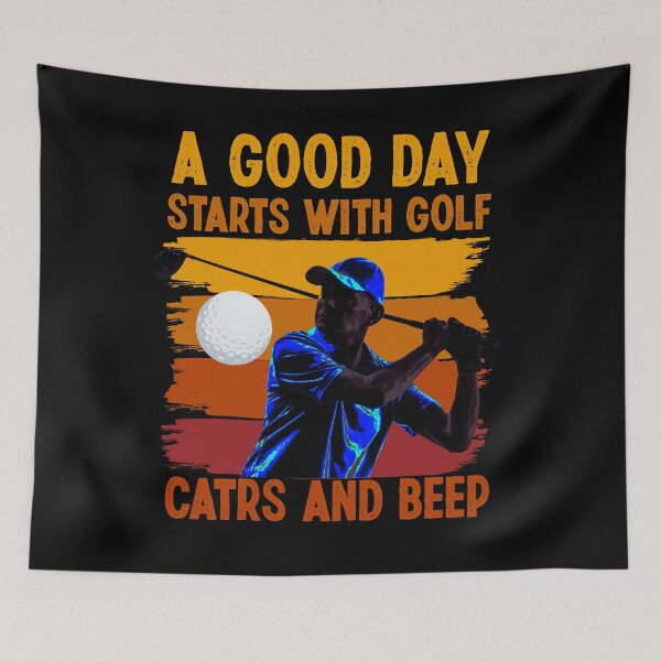 Item preview, A Good Day Starts With Golf Carts And Beep designed and sold by Shuvra Gain.