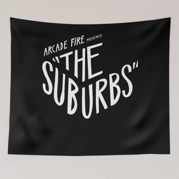 Item preview, Arcade fire The Suburbs logo Essential T-Shirt designed and sold by CynthiaGray123.